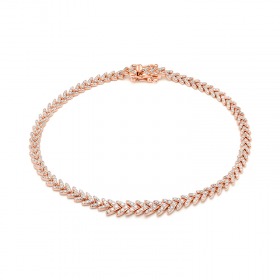 Bracelet Daniel Gerard Smart Or Rose & Diamants