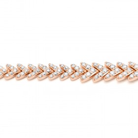 Bracelet Daniel Gerard Smart Or Rose & Diamants