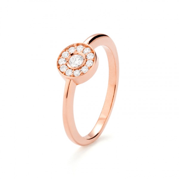 Bague Daniel Gerard Smart Or Rose & Diamants