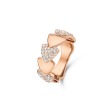 Bague One More Eolo Or Rose et diamants