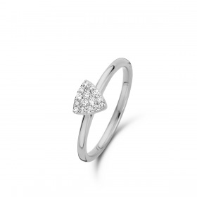 Bague One More Eolo Or Blanc et diamants petit modèle