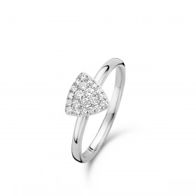 Bague One More Eolo Or Blanc et diamants moyen modèle