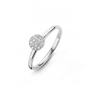 Bague One More Eolo Or Blanc et diamants très petit modèle