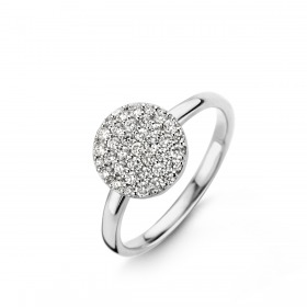 Bague One More Eolo Or Blanc et diamants moyen modèle