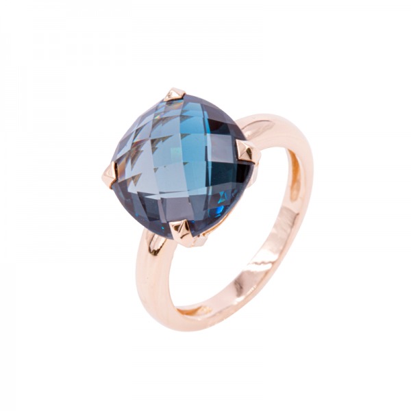 Bague Cesare Pompanon Poppy Blue Moyen Modèle