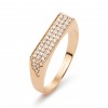 Bague Ginette NY Baguette Diamond Or Rose