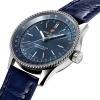 Montre Breitling NAVITIMER AUTOMATIC 35 Cadran Bleu Bracelet Cuir Bleu