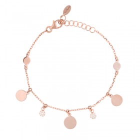 Bracelet Cesare Pompanon Buona Fortuna Diamants, Or rose