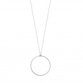Collier Ginette NY Baby Circle Or Blanc