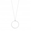 Collier Ginette NY Baby Circle Or Blanc