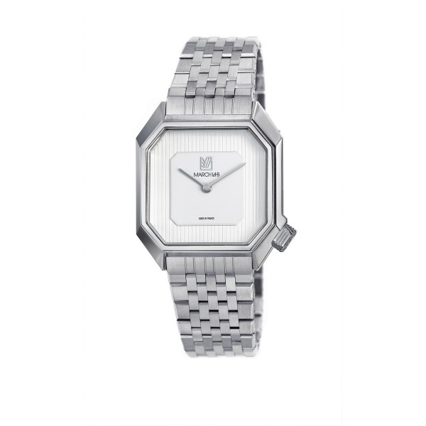 Montre MARCH LA.B Mansart Automatique Cadran White Bracelet Acier