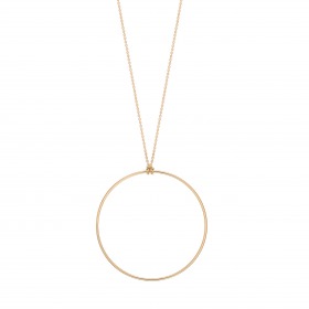 Collier Ginette NY Circle Or Rose