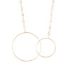 Collier Ginette NY Circle Fusion Or Rose