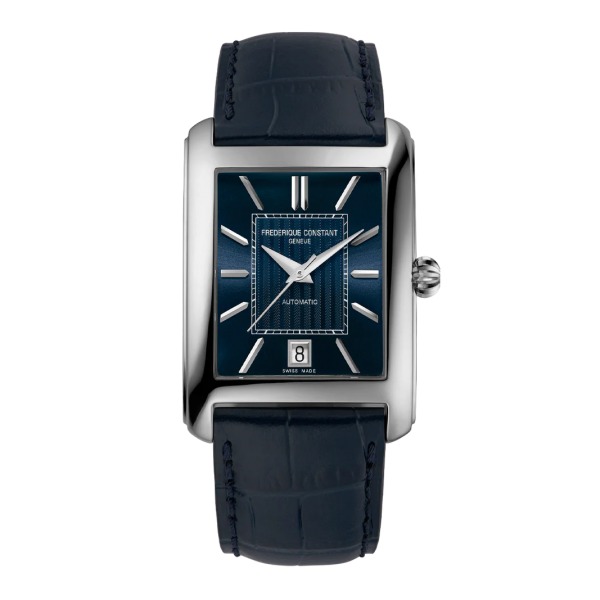 Montre Frederique Constant Classics carrée automatic Bracelet Cuir