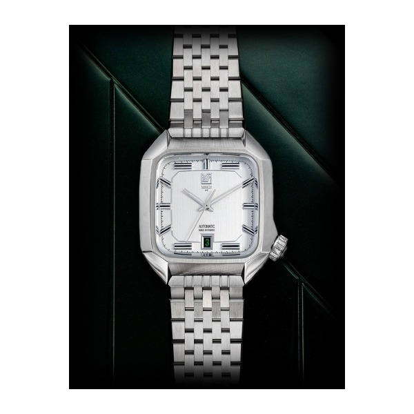 Montre MARCH LA.B AM2 Automatique 39mm Cadran Steel Bracelet Acier