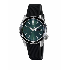 Montre MARCH LA.B Bonzer Electrique Cadran Forest Bracelet Silicone Noir