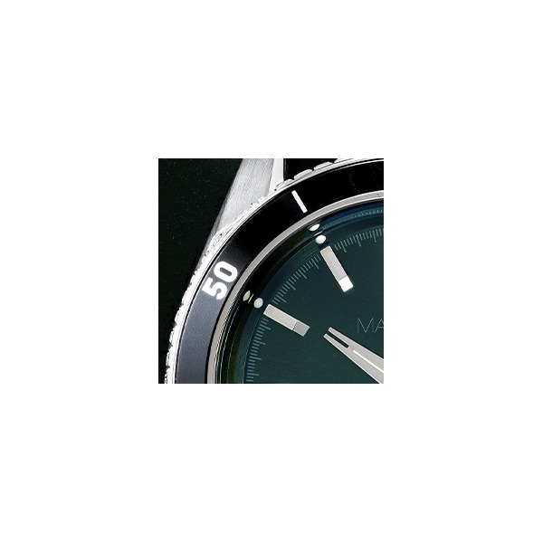 Montre MARCH LA.B Bonzer Electrique Cadran Forest Bracelet Silicone Noir