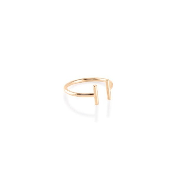 Bague Ginette NY Gold Strip Or Rose