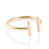 Bague Ginette NY Gold Strip Or Rose