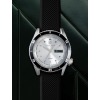 Montre MARCH LA.B Bonzer Électrique Cadran White Bracelet Silicone Noir