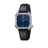 Montre MARCH LA.B Mansart Electric Navy bracelet Lézard Noir