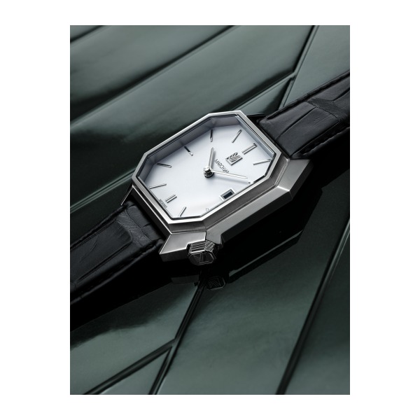 Montre MARCH LA.B Mansart Electric White bracelet Acier