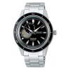 Montre Seiko Presage Automatique Cadran Noir Bracelet Acier