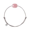 Bracelet Morganne Bello Cordon Taupe Coussin Quartz Guava