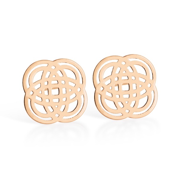 Boucles d'Oreilles Ginette NY Purity Or Rose