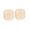 Boucles d'Oreilles Ginette NY Purity Or Rose