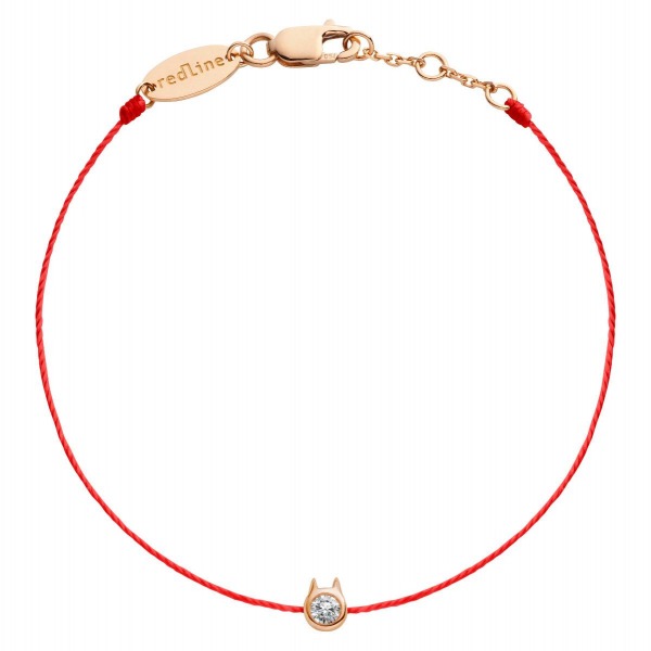 Bracelet Redline Mini Pure Cat Fil & Diamant