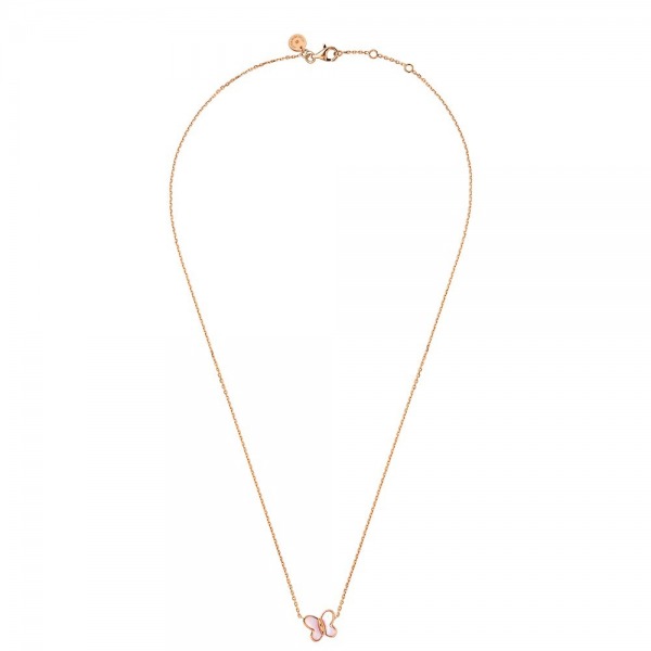 Collier PM Morganne Bello Or Rose Et Nacre Rose