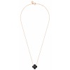 Collier Morganne Bello Victoria Onyx Or Rose