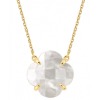 Collier Morganne Bello Victoria Nacre Blanche Or Jaune