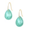 Boucles D'oreilles Morganne Bello Or Jaune Amazonite