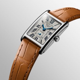 Montre Longines DolceVita Cadran Argenté Bracelet Cuir