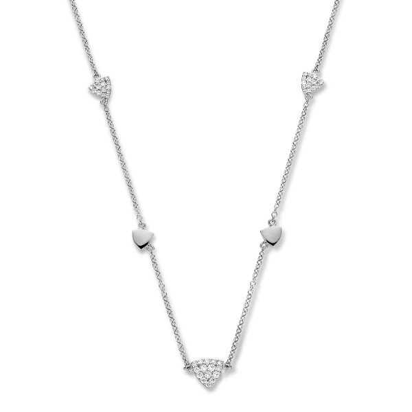 One More Eolo collier or blanc et diamants