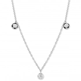 One More Eolo collier or blanc et diamants