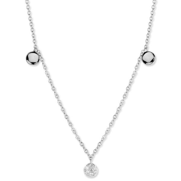 One More Eolo collier or blanc et diamants