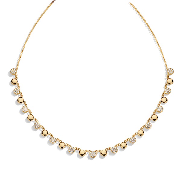 One More Eolo collier or jaune et diamants