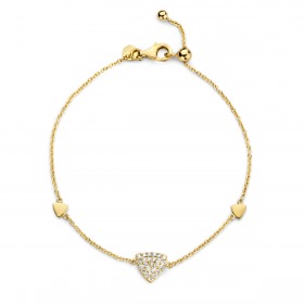 One More Eolo bracelet or jaune et diamants