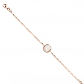 One More Eolo bracelet or rose et nacre