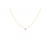 Collier La Brune & La Blonde 360° Diamant Cœur 0.15 carat or jaune