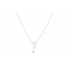 Collier La Brune & La Blonde POP Coup de foudre Diamant 0.12 carat or blanc