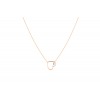 Collier La Brune & La Blonde POP En plein cœur Diamant 0.07 carat or jaune