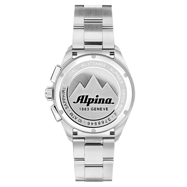 Montre Alpina Alpiner Quartz Chronograph Cadran Argenté