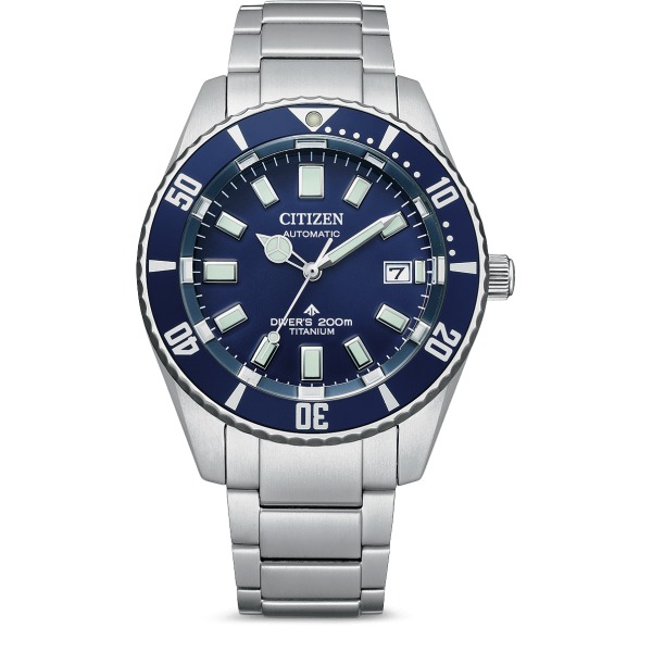 Montre CITIZEN Diver's cadran bleu bracelet acier