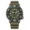 Montre CITIZEN Diver's cadran vert bracelet caoutchouc