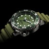 Montre CITIZEN Diver's cadran vert bracelet caoutchouc