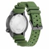 Montre CITIZEN Diver's cadran vert bracelet caoutchouc